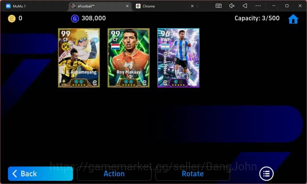 eFootball Accounts Power 3018 |CollabxNaruto(P.E.Aubameyang,Takefusa  image 3