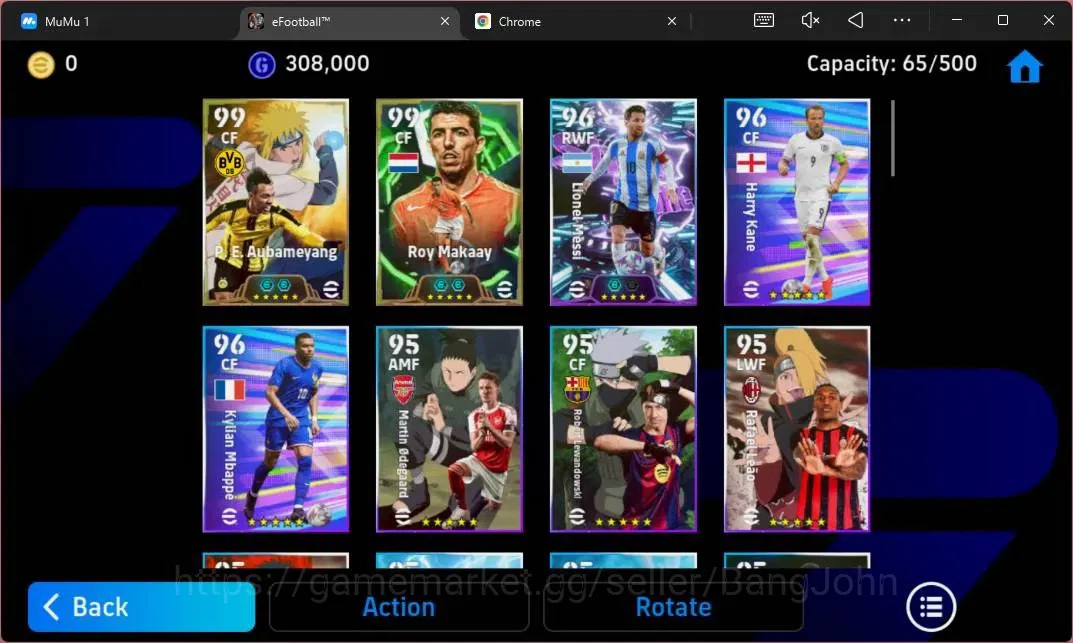 eFootball Accounts Power 3018 |CollabxNaruto(P.E.Aubameyang,Takefusa  image 6