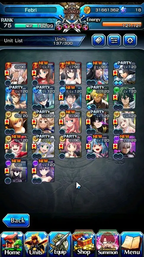 Grand Summoners Accounts Global|Rank 75|22 Ascend + 6 TW(Houka,Shirou,Kamij image 4
