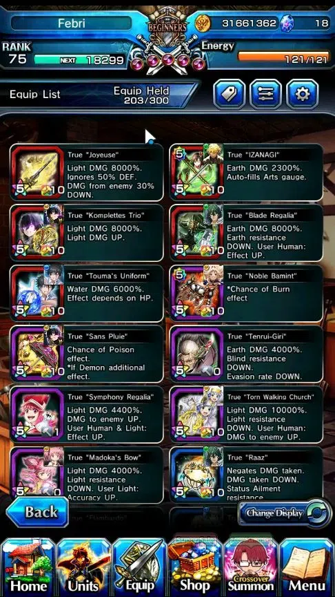 Grand Summoners Accounts Global|Rank 75|22 Ascend + 6 TW(Houka,Shirou,Kamij image 5