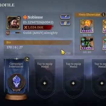 Watcher of Realms Accounts Others Global 60xx|Power 1M|1 Lord:Oren|11 Legend:Silas,Vorn,Rosalia,Malvira,Ajax,Etc|Assassin's