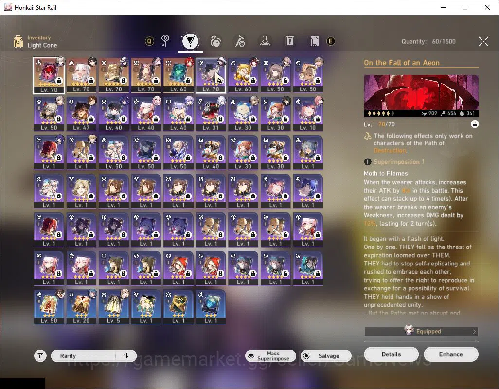 Honkai Star Rail Accounts Asia |TL 58|3,8K SJ|8 Limited|The Herta+Sign,Ashve image 8