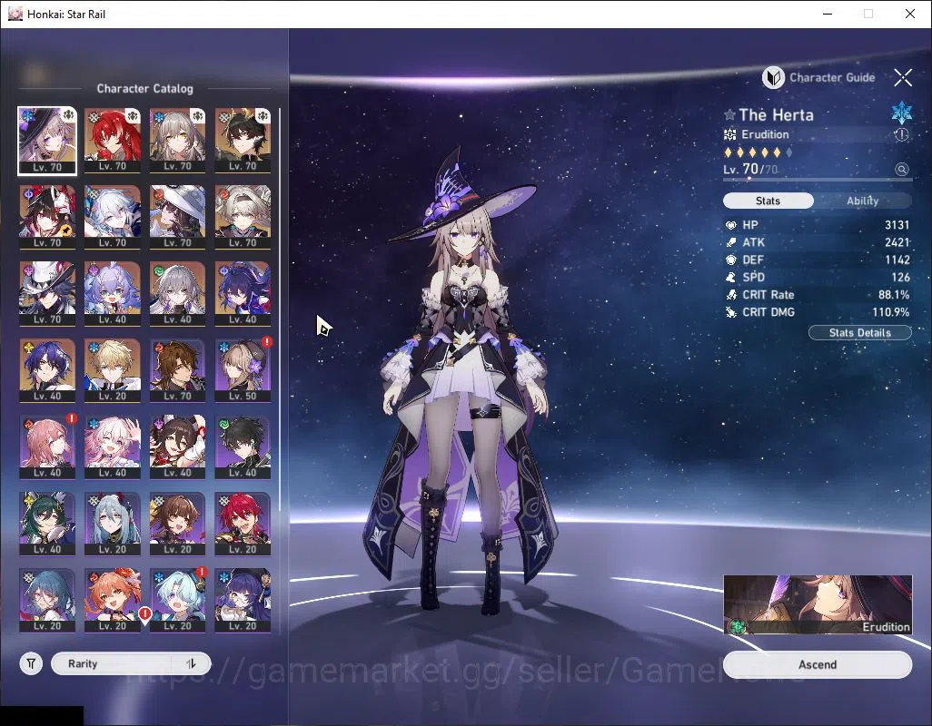 Honkai Star Rail Accounts Asia |TL 58|3,8K SJ|8 Limited|The Herta+Sign,Ashve image 9