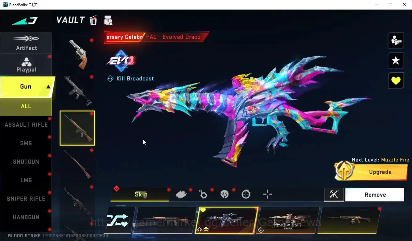 Blood Strike Accounts ASIA|ETERNAL AUG-Empyrean+3 ULTRA[JET,QBZ95-Overlo image 8