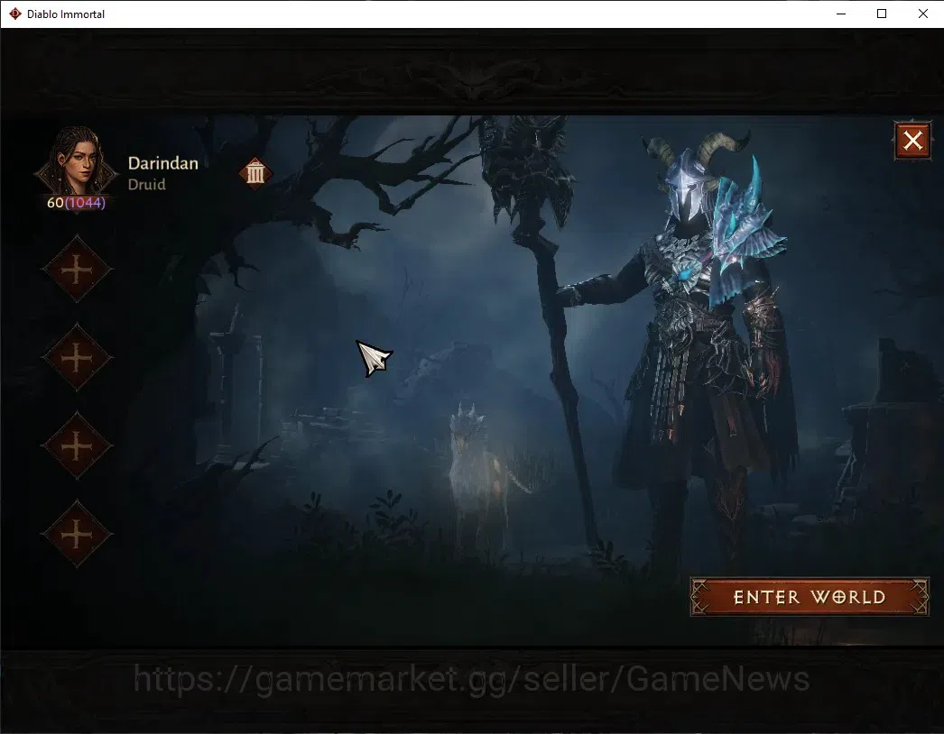 Diablo Immortal Accounts High-End SEA - Vasily|CS ON|Lv 60 (1044)|Druid|CR 47K|Damage 15K|Resonance 480|Paragon 1