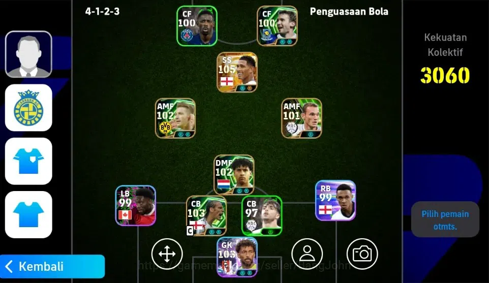 eFootball Accounts Legends & Iconic Players Mobile|PW 1