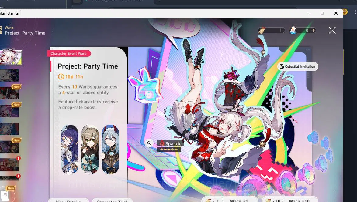Honkai Star Rail Accounts ASIA | TL 64| 10 limit| Cyrene, Yao Guang, Phainon image 2
