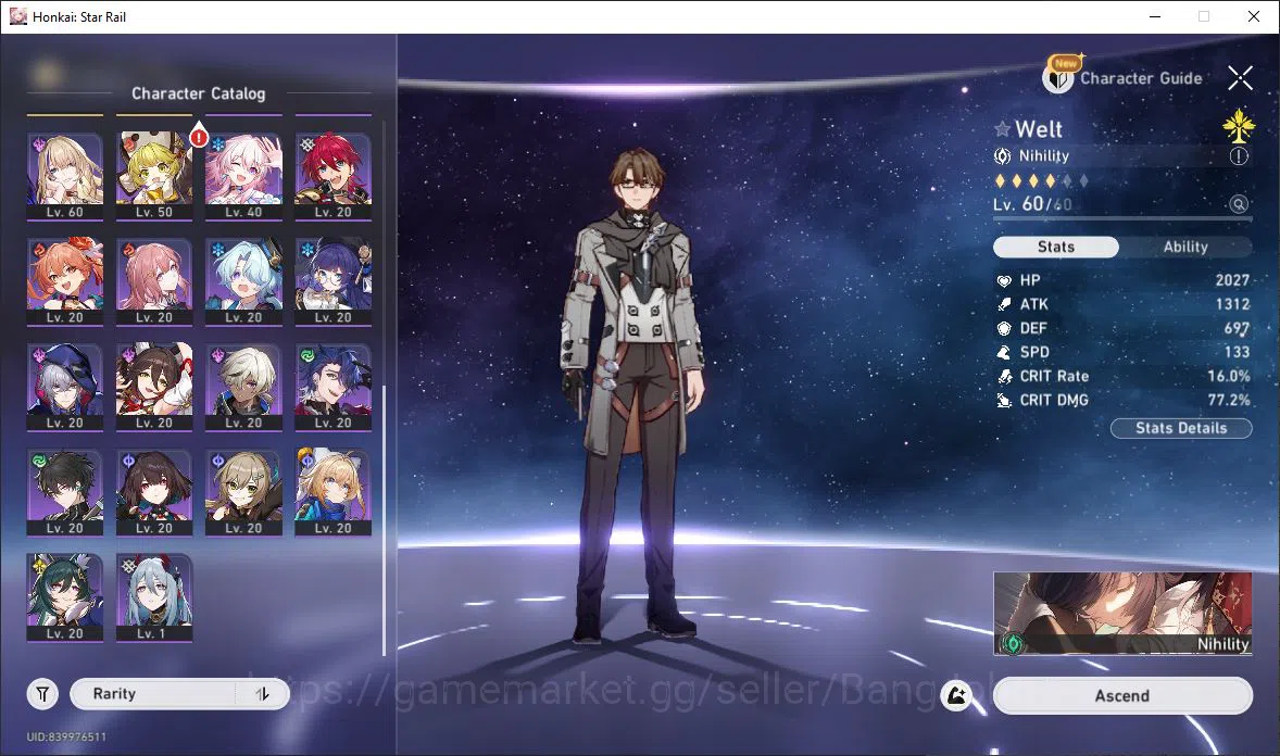 Honkai Star Rail Accounts [ASIA] TL 70 | 18 Limit | The Herta | Tribbie | He image 12