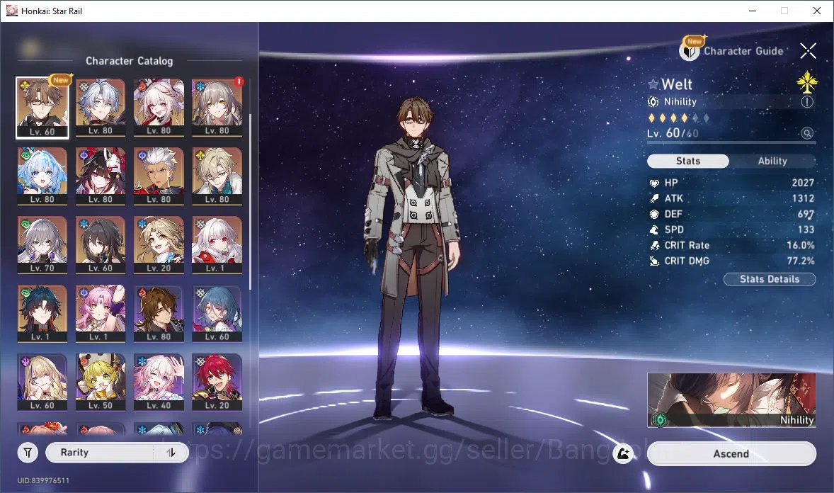 Honkai Star Rail Accounts [ASIA] TL 70 | 18 Limit | The Herta | Tribbie | He image 13