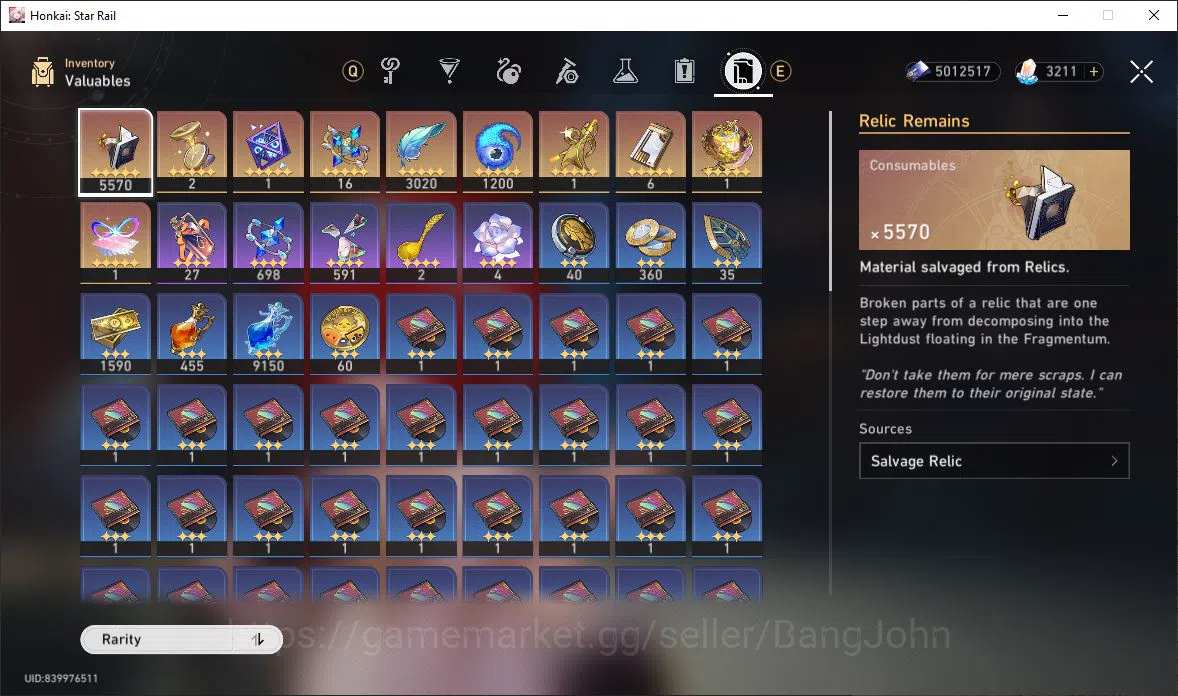 Honkai Star Rail Accounts [ASIA] TL 70 | 18 Limit | The Herta | Tribbie | He image 3