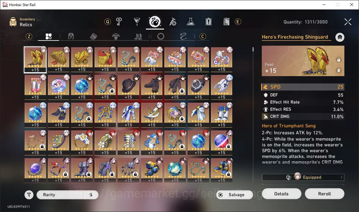 Honkai Star Rail Accounts [ASIA] TL 70 | 18 Limit | The Herta | Tribbie | He image 7