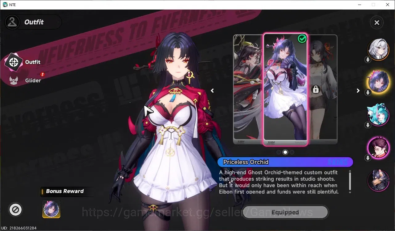 Neverness to Everness Accounts GLOBAL NA|HL 3|1 SSR| Hotori + Priceless Orchid Ou image 2