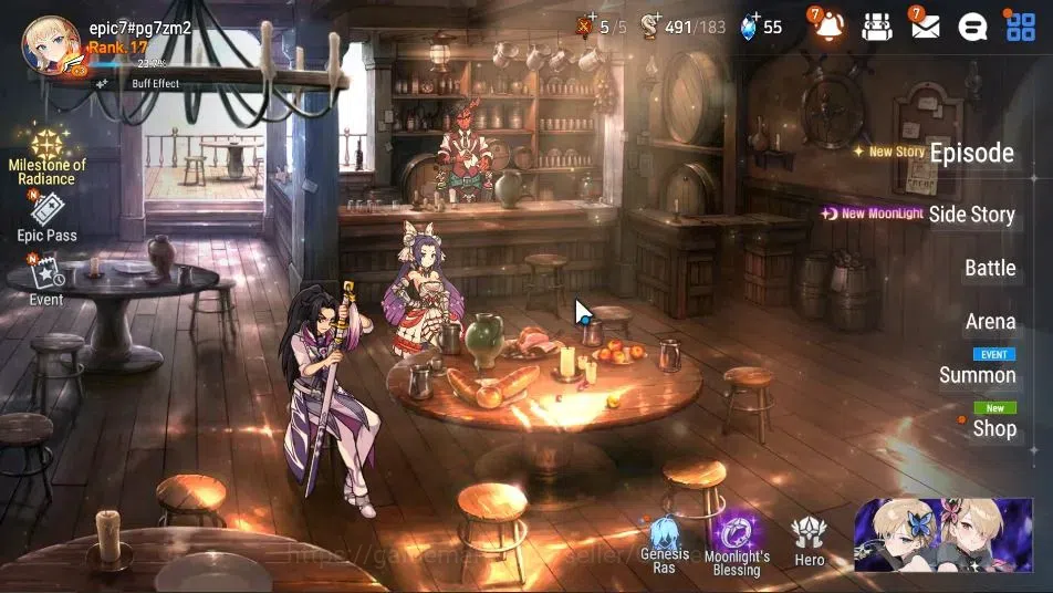 Epic Seven Accounts GLOBAL Unverif|New Era|4 ML(Rhiana N Luciel,TE Kay image 1