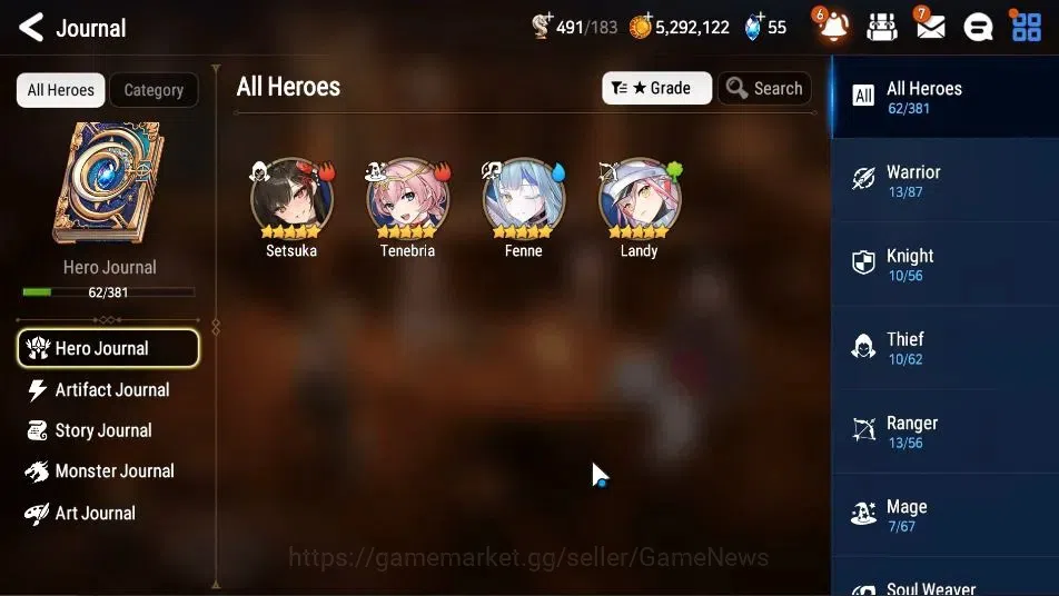 Epic Seven Accounts GLOBAL Unverif|New Era|4 ML(Rhiana N Luciel,TE Kay image 7