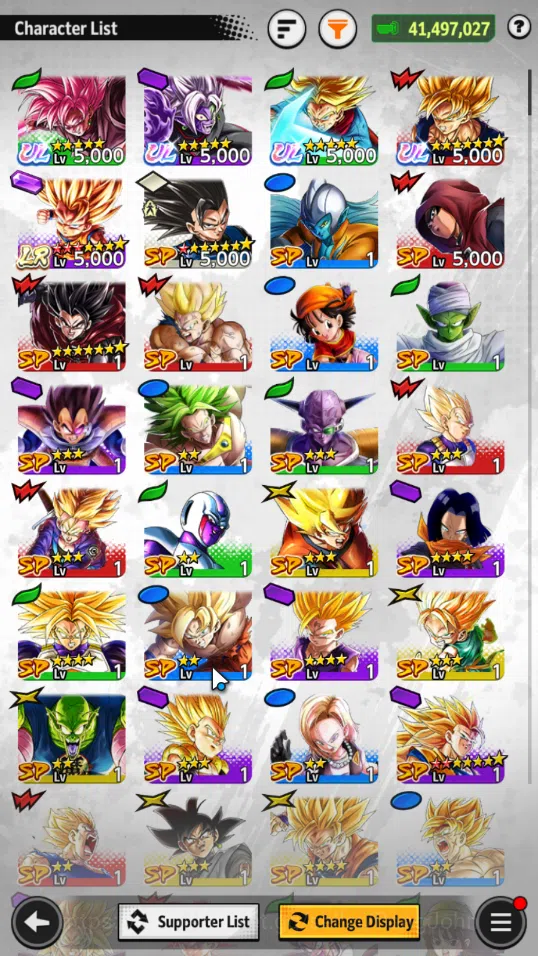 Dragon Ball Legends Accounts Lvl 155 | 41 M Total Power | 4 Ultra | Ultra Goku  image 3