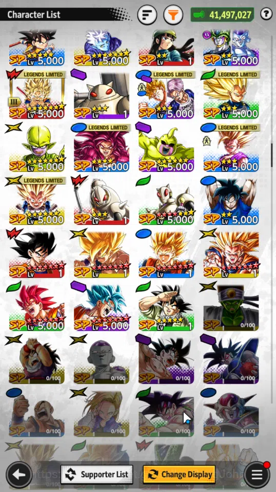 Dragon Ball Legends Accounts Lvl 155 | 41 M Total Power | 4 Ultra | Ultra Goku  image 9