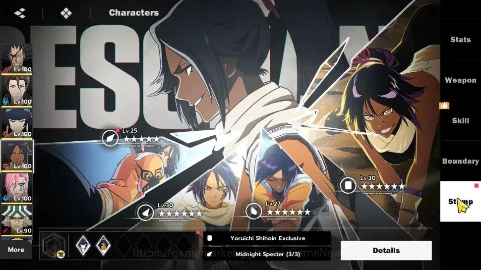 BLEACH: Soul Resonance Accounts NuverseSEA|LV 74|12 SSR[KenpachiB2,AizenB2,SoiB1,Y image 18
