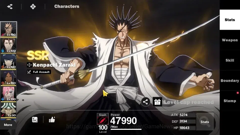 BLEACH: Soul Resonance Accounts NuverseSEA|LV 74|12 SSR[KenpachiB2,AizenB2,SoiB1,Y image 3