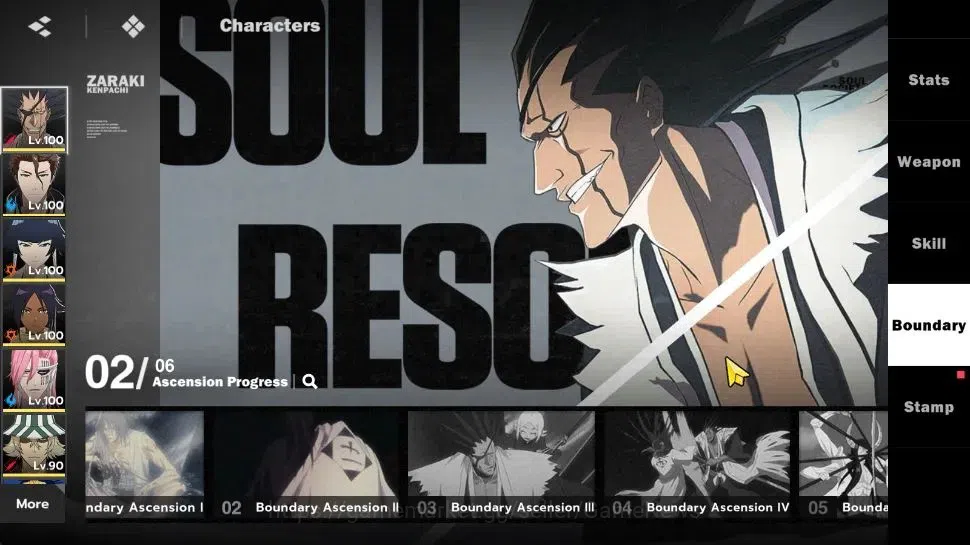 BLEACH: Soul Resonance Accounts NuverseSEA|LV 74|12 SSR[KenpachiB2,AizenB2,SoiB1,Y image 5