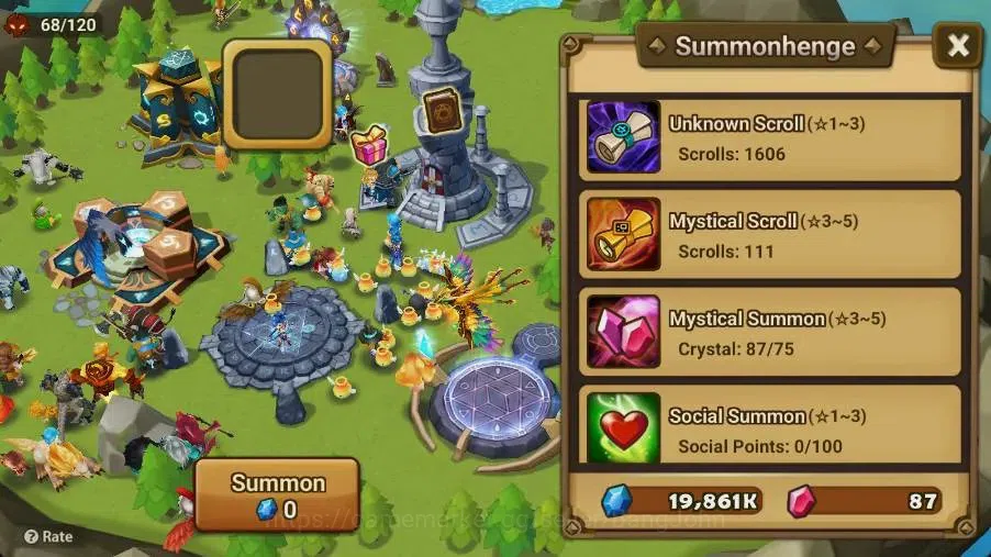 Summoners War: Sky Arena Accounts Starter GLOBAL | NB 5 TESHAR,Starter Gacha 115 12Y+160 11Y Scrool, 3 Legendary All 5