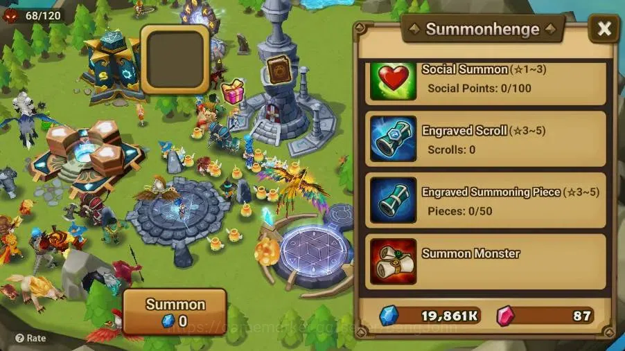 Summoners War: Sky Arena Accounts Starter GLOBAL | NB 5 TESHAR,Starter Gacha 115 12Y+160 11Y Scrool, 3 Legendary All 6