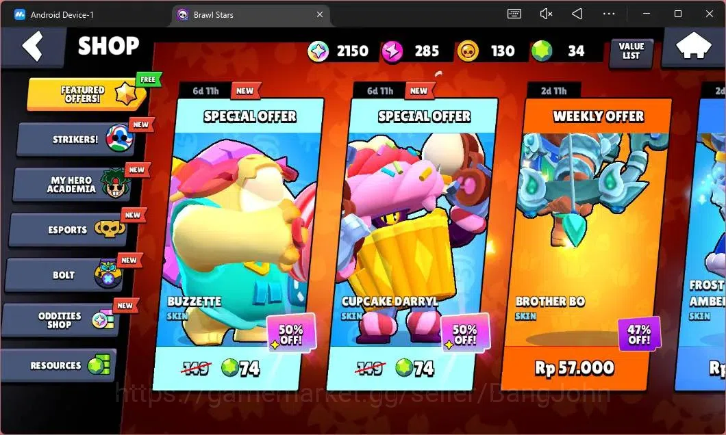 Brawl Stars Accounts Global|435 Thropy|11 Brawler|1 Max Hypercharge (Sh image 4