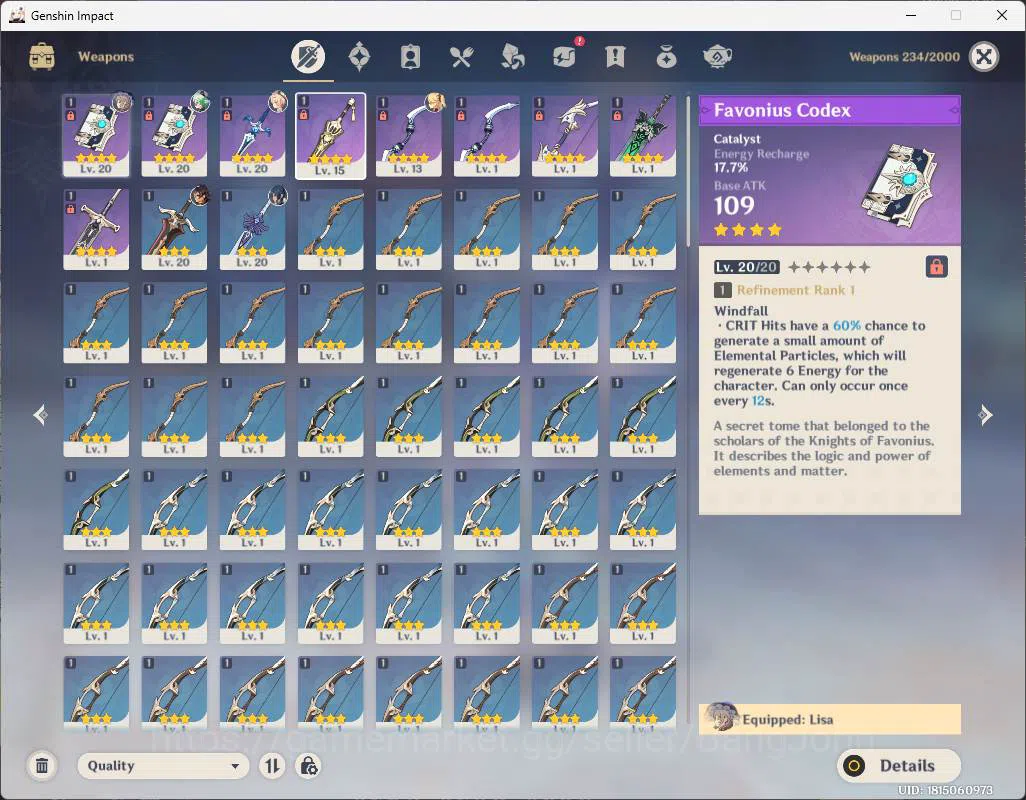 Genshin Impact Accounts ASIA|AR 23|1 limit+ 1 standard(Lauma, Dehya) etc|  image 12