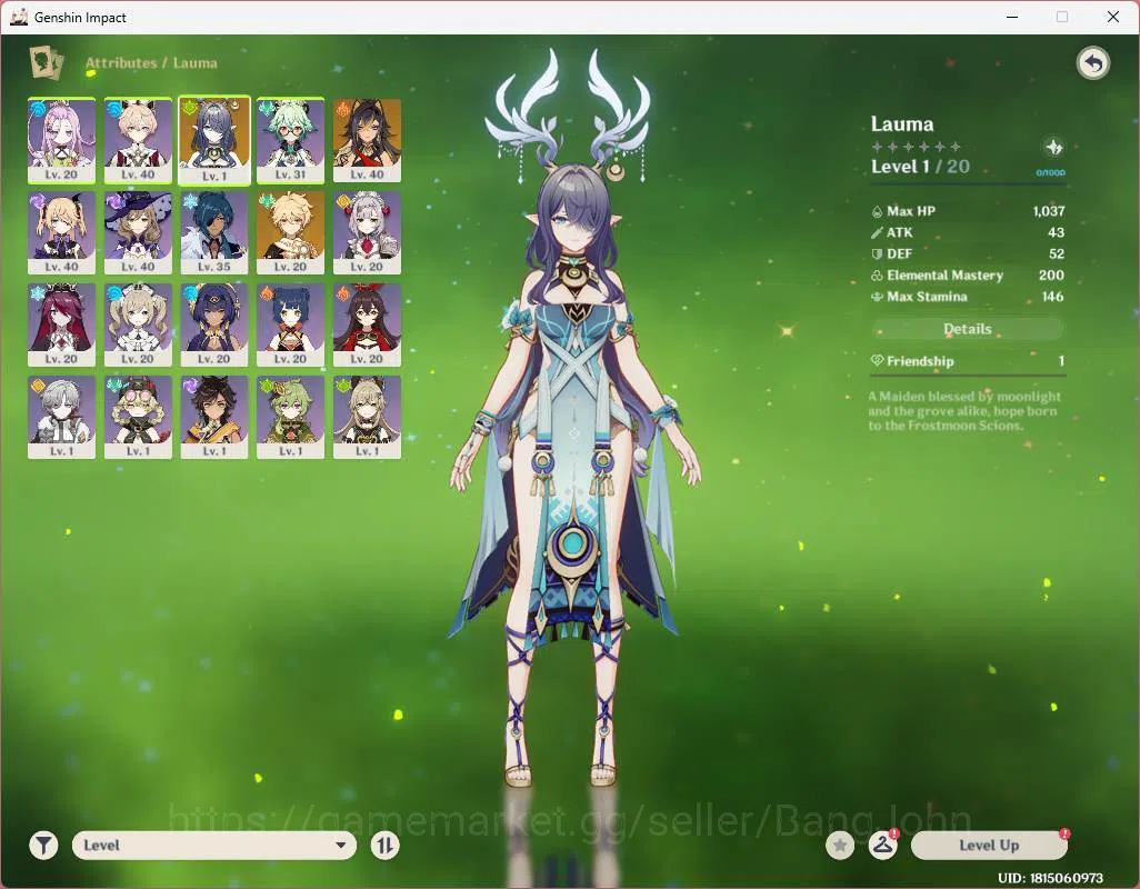 Genshin Impact Accounts ASIA|AR 23|1 limit+ 1 standard(Lauma, Dehya) etc|  image 13