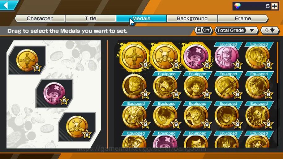 One Piece Bounty Rush Accounts Others GLOBAL | 3 ex, FR shanks, Kozuki Oden, St ethan baron check detail OPBR172B 2