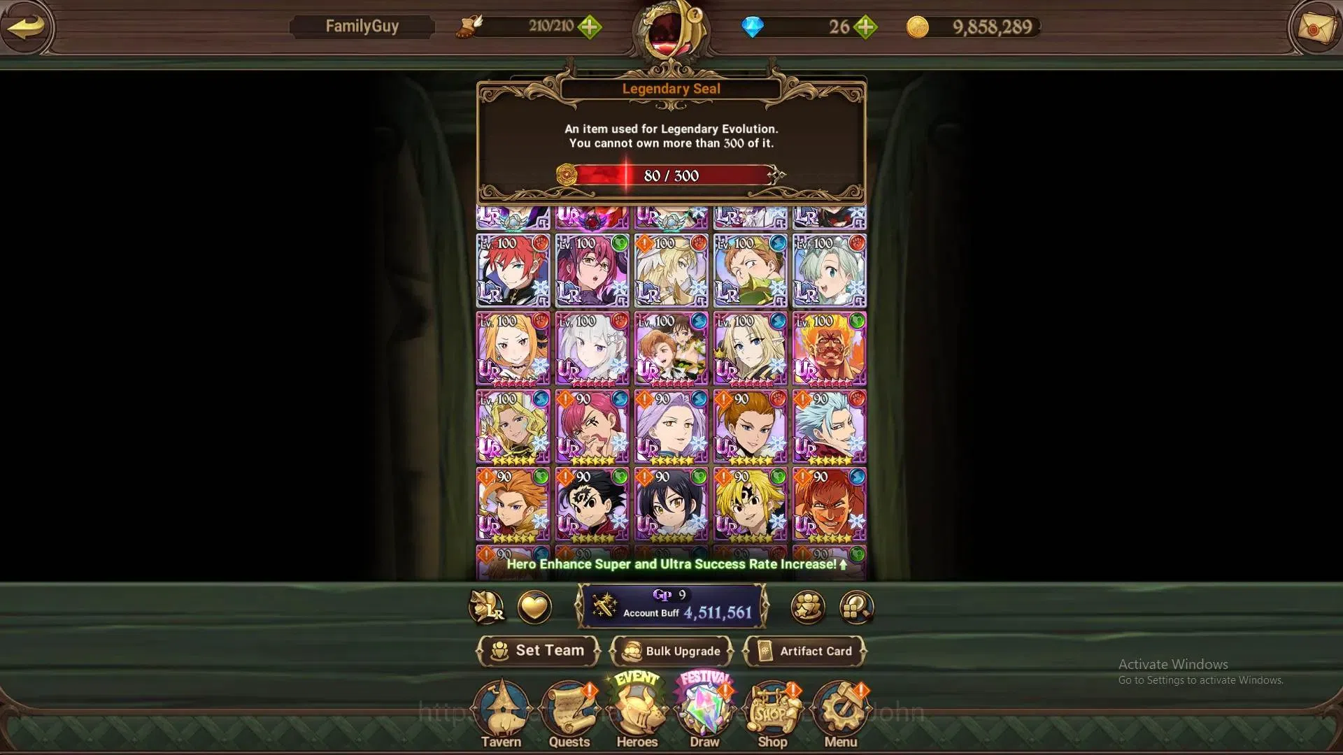 The Seven Deadly Sins: Grand Cross Accounts Global|4.5M CC|80 LS|LR Mesis 4/6|UR Menor 4/6,DKM image 4