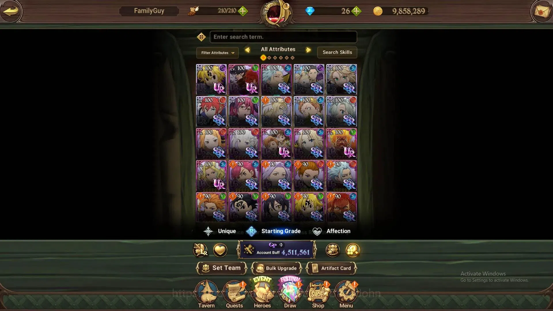 The Seven Deadly Sins: Grand Cross Accounts Global|4.5M CC|80 LS|LR Mesis 4/6|UR Menor 4/6,DKM image 8