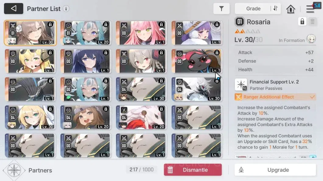 Chaos Zero Nightmare Accounts GLOBAL Lv35|5 SSR[Heidemarie,Tiphera,Yuki,MagnaM1,Renoa]+9 SR [NiaM1,BerylM2,MikaM2Etc]+10 SR 8