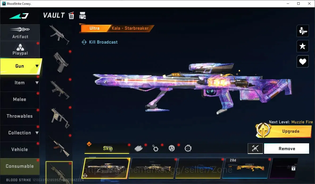 Blood Strike Accounts ASIA|4 ETERNAL|1 EVO: FAL-Evolved Draco|2 MEELEE|4 image 10
