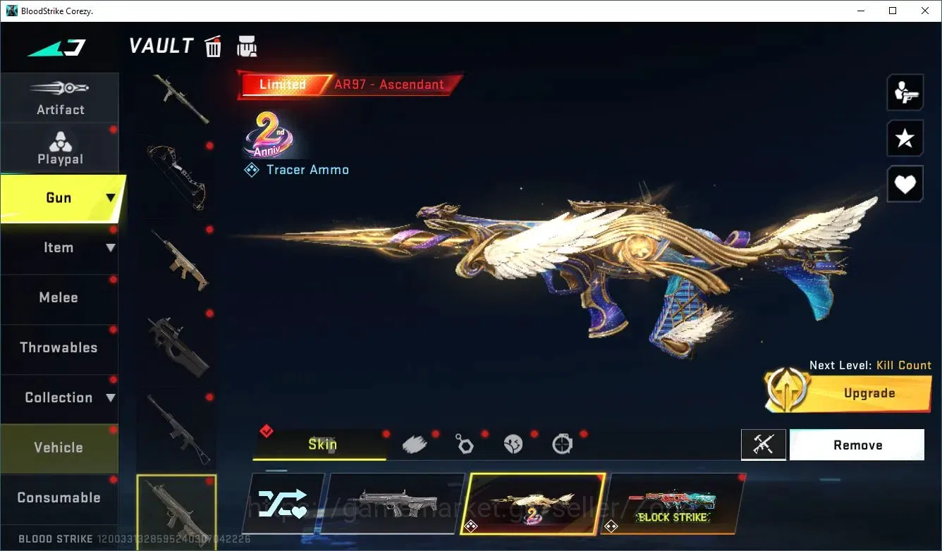 Blood Strike Accounts ASIA|4 ETERNAL|1 EVO: FAL-Evolved Draco|2 MEELEE|4 image 18