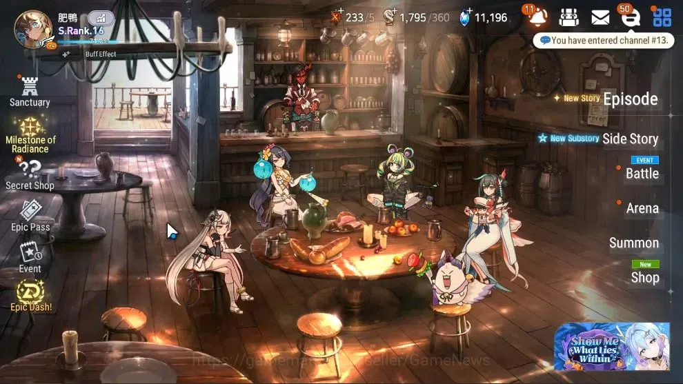 Epic Seven Accounts ASIA Verif|44 ML(Many Limited Char META,Hero 335/3 image 1