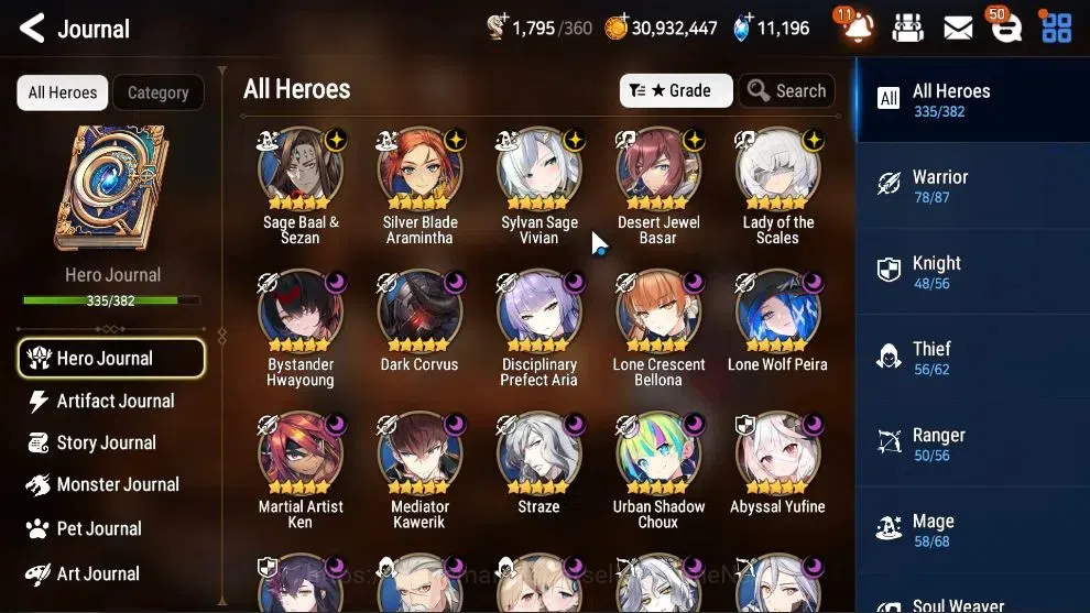 Epic Seven Accounts ASIA Verif|44 ML(Many Limited Char META,Hero 335/3 image 10