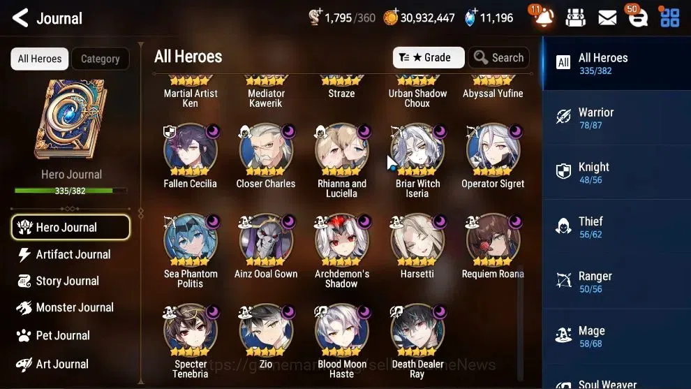 Epic Seven Accounts ASIA Verif|44 ML(Many Limited Char META,Hero 335/3 image 11