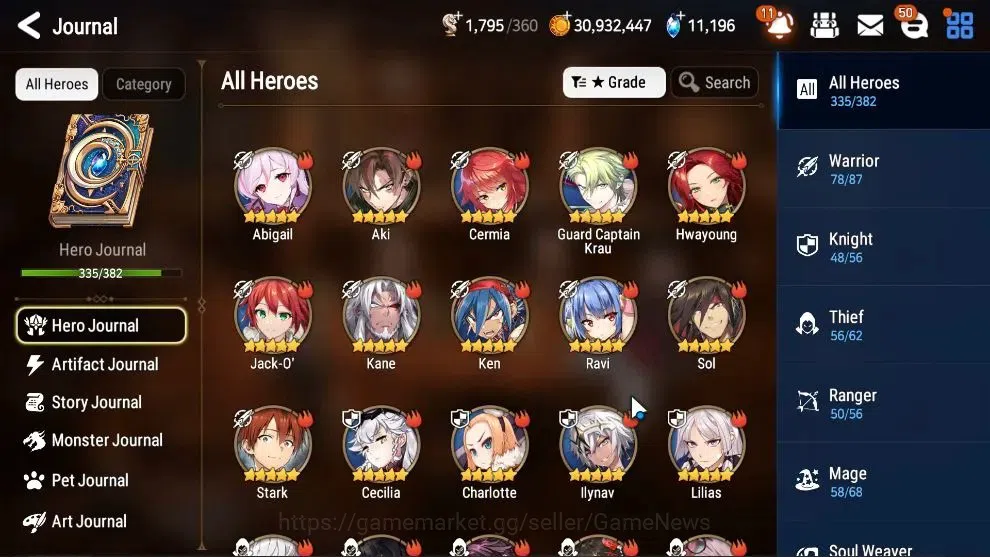 Epic Seven Accounts ASIA Verif|44 ML(Many Limited Char META,Hero 335/3 image 12