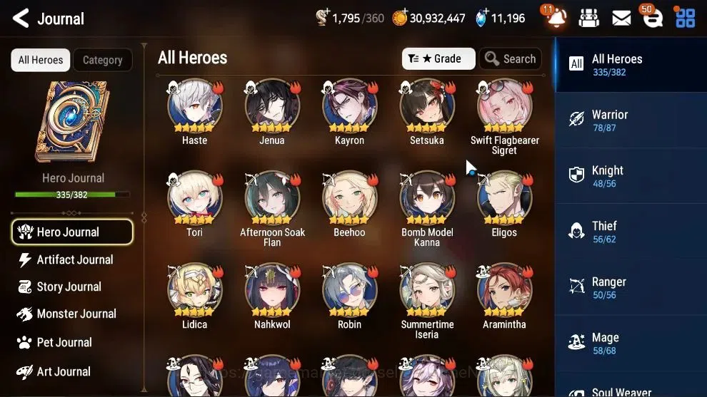 Epic Seven Accounts ASIA Verif|44 ML(Many Limited Char META,Hero 335/3 image 13
