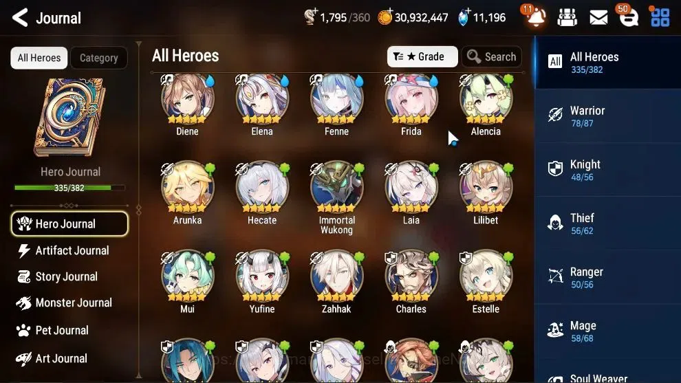 Epic Seven Accounts ASIA Verif|44 ML(Many Limited Char META,Hero 335/3 image 17
