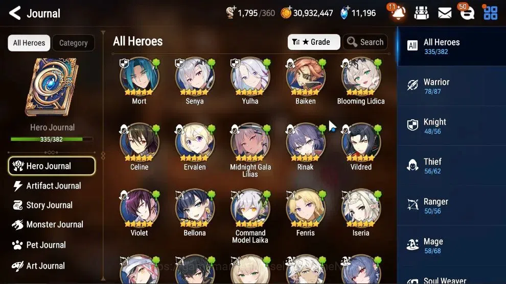 Epic Seven Accounts ASIA Verif|44 ML(Many Limited Char META,Hero 335/3 image 18