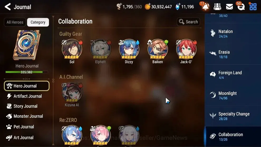 Epic Seven Accounts ASIA Verif|44 ML(Many Limited Char META,Hero 335/3 image 6