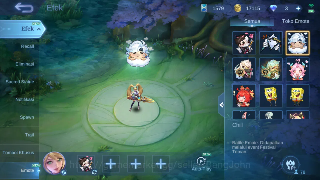 Mobile Legends: Bang Bang Accounts Hero 76 Skin 135 | CC Natalia | Lightborn Tigreal image 14
