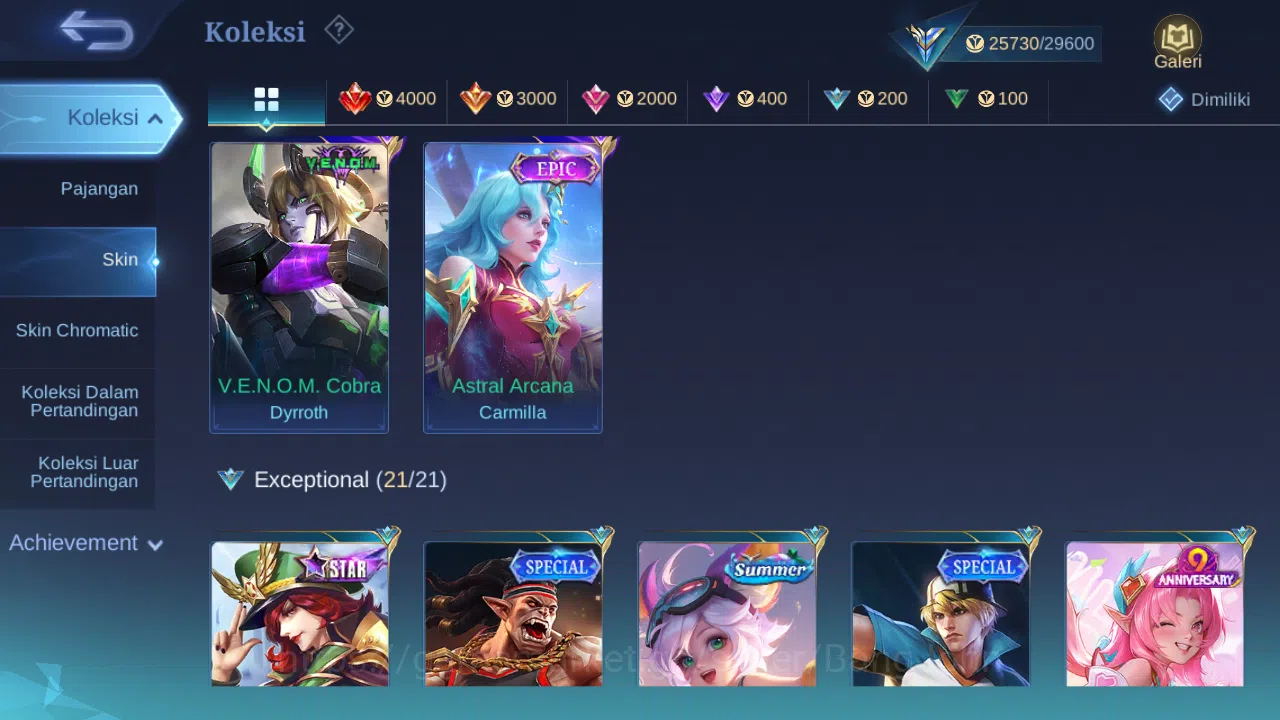 Mobile Legends: Bang Bang Accounts Hero 76 Skin 135 | CC Natalia | Lightborn Tigreal image 6