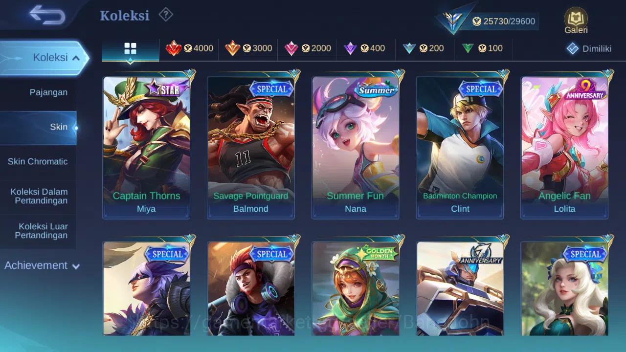 Mobile Legends: Bang Bang Accounts Hero 76 Skin 135 | CC Natalia | Lightborn Tigreal image 7