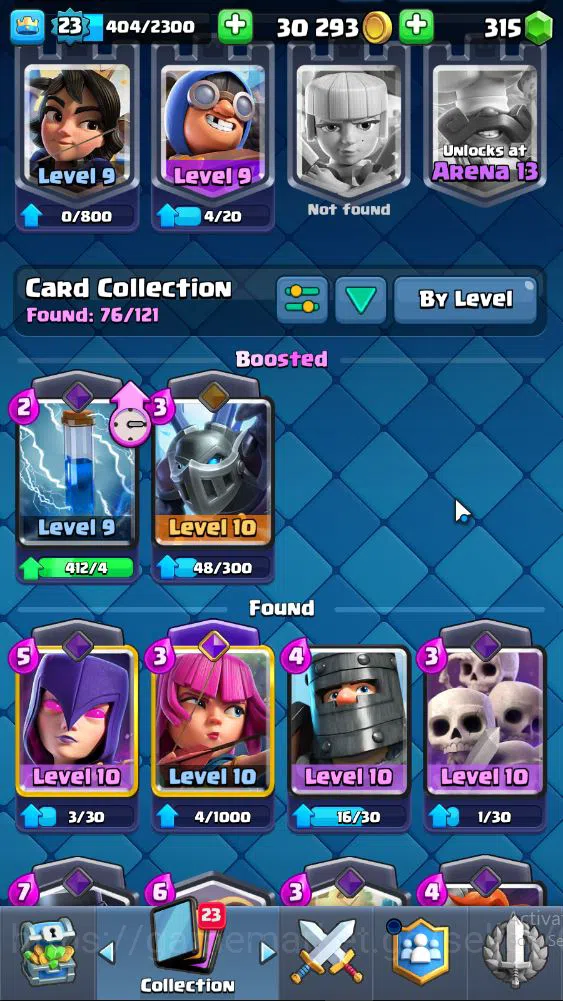 Clash Royale Accounts Midgame Lv 23|Trophy 4167|KTL 9|Limit Skin|Card 76| 1 EVO 3 Legendary 20 Epic 26 Rare 27 Common|Take 10