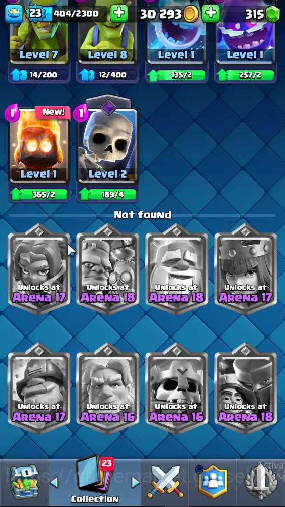 Clash Royale Accounts Midgame Lv 23|Trophy 4167|KTL 9|Limit Skin|Card 76| 1 EVO 3 Legendary 20 Epic 26 Rare 27 Common|Take 16