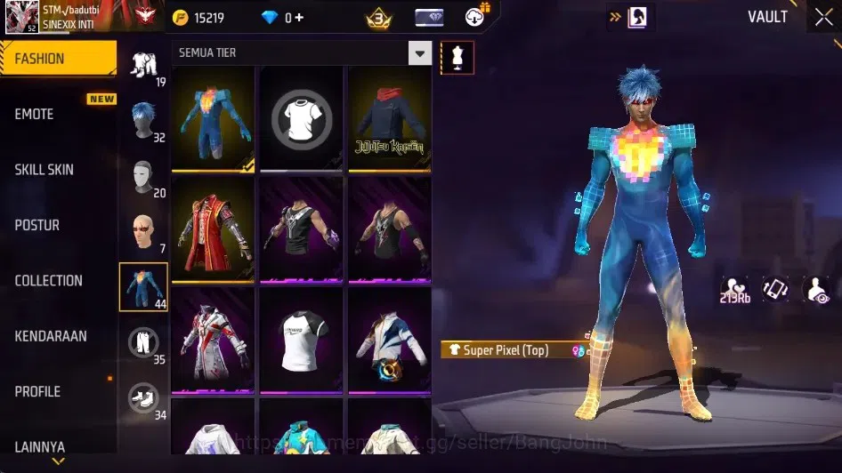 Free Fire Accounts Indonesia | Vault 253| M1887- Golden Glare, Hand o image 7