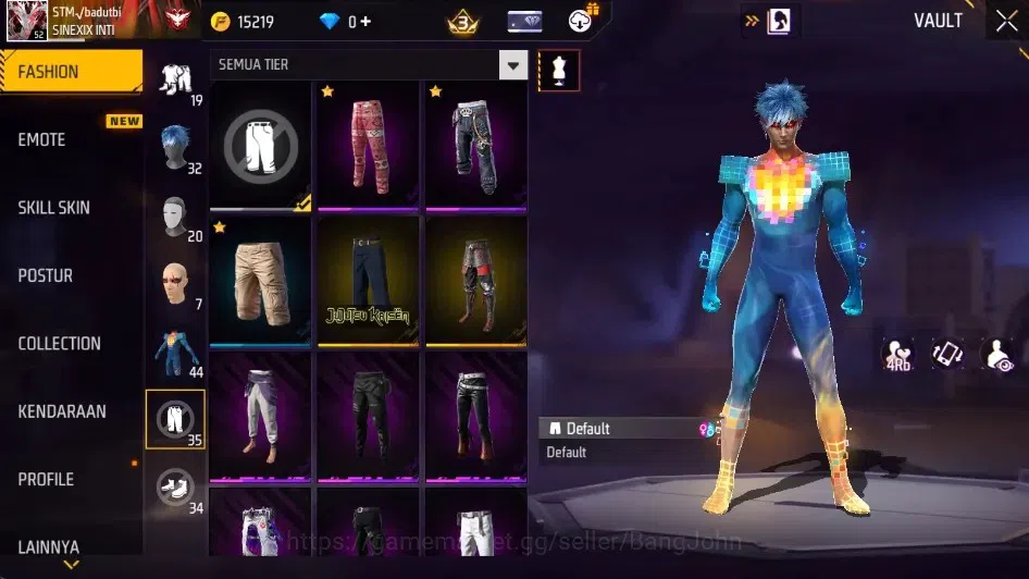 Free Fire Accounts Indonesia | Vault 253| M1887- Golden Glare, Hand o image 8