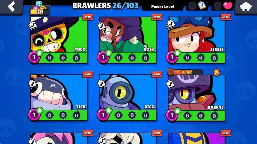 Brawl Stars Accounts Global|2234 Tropyh|26 Brawlers-5 Max Lv.|3 Hyperch image 7